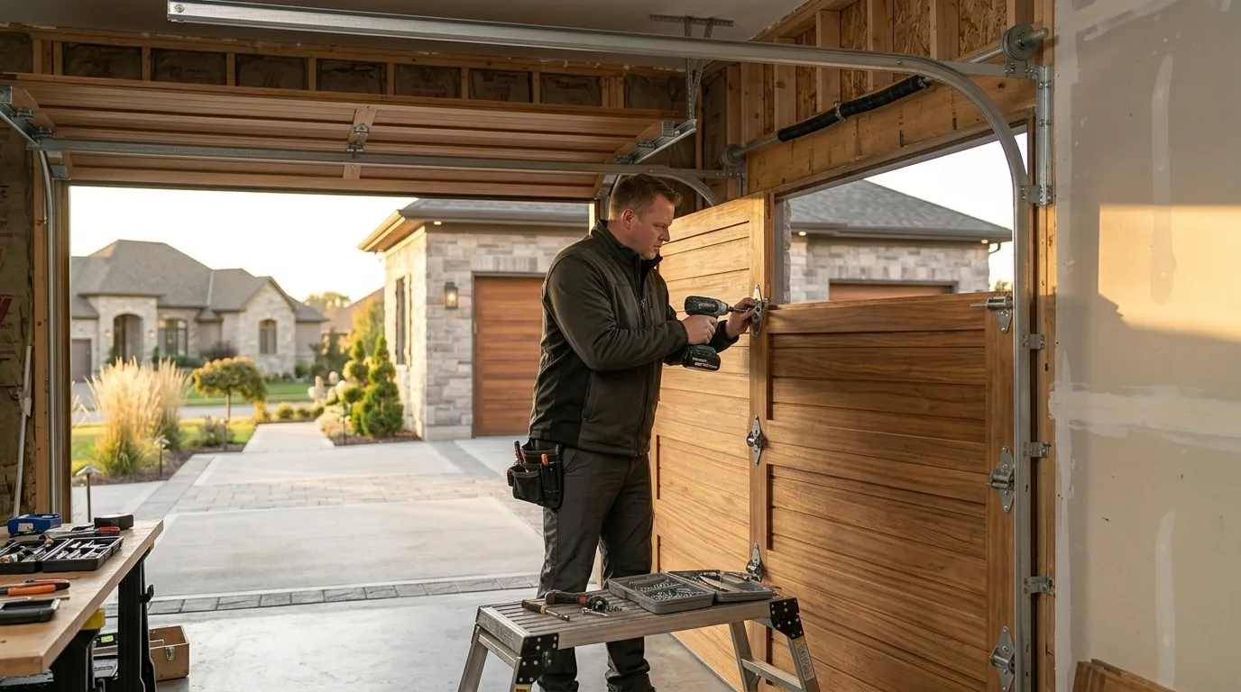 Garage door work by Rockville Garage Door Pros in Rockville, MD