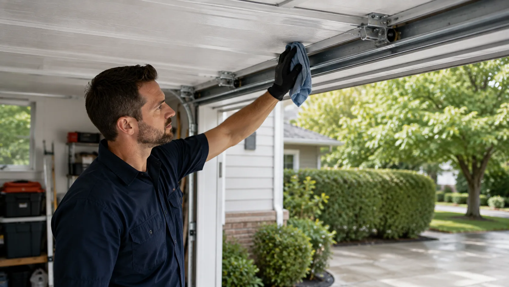 Garage door work by Rockville Garage Door Pros in Rockville, MD