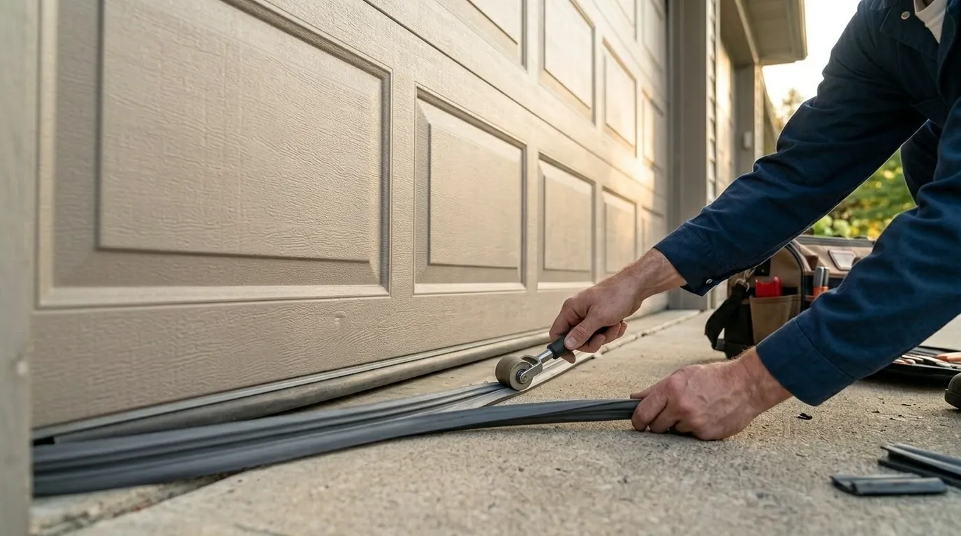 What Wind Does to a Wide Garage Door